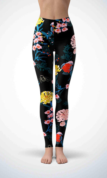 Color stripe legging for workout yoga gym running - alien wing active
