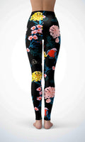 Color stripe legging for workout yoga gym running - alien wing active