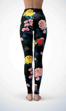 Color stripe legging for workout yoga gym running - alien wing active