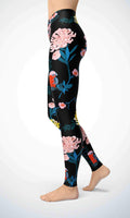 Color stripe legging for workout yoga gym running - alien wing active