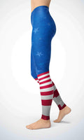American spirit legging for workout yoga gym running - alien wing active